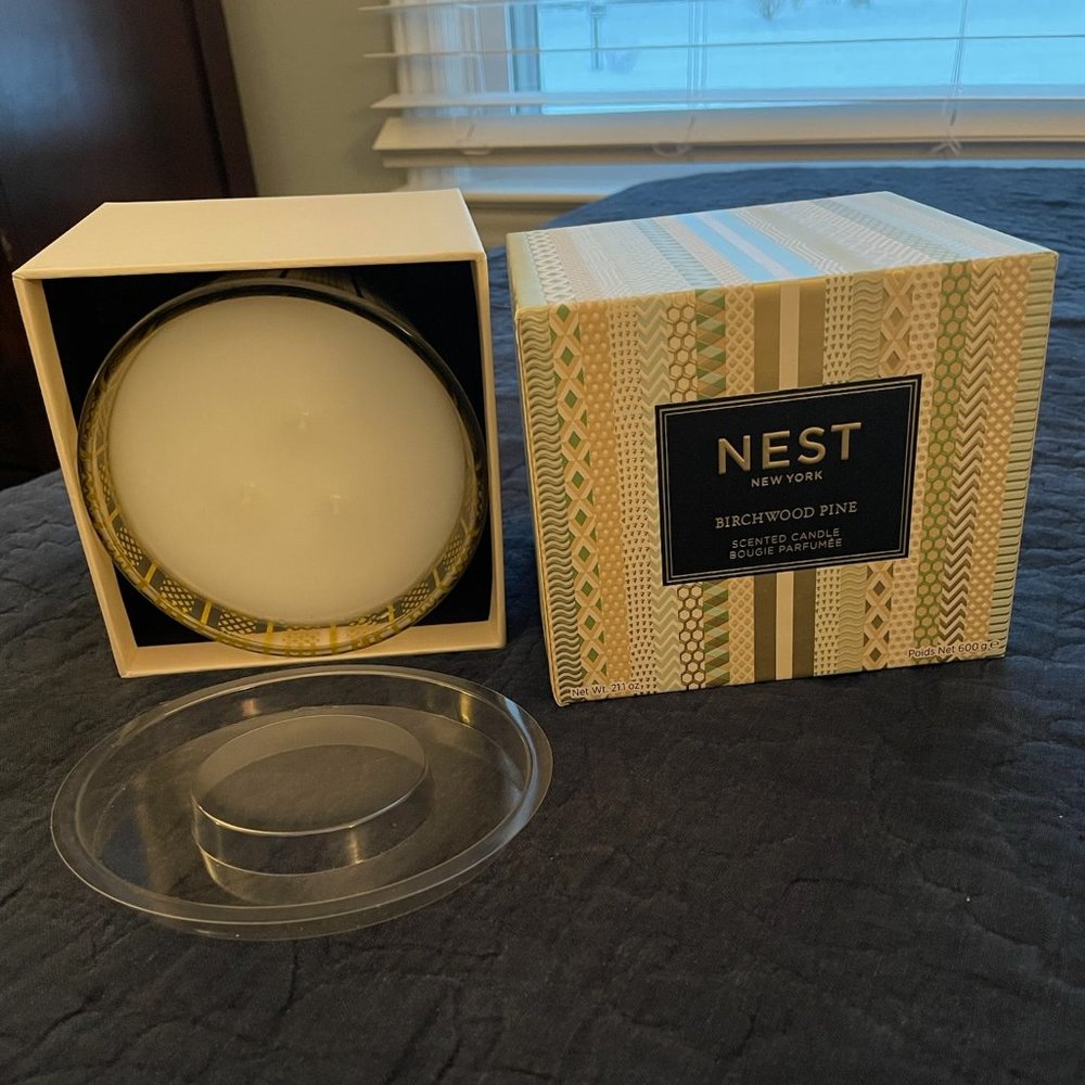 NEST Candle 3 wick, 21 oz - NEW - Birchwood Pine